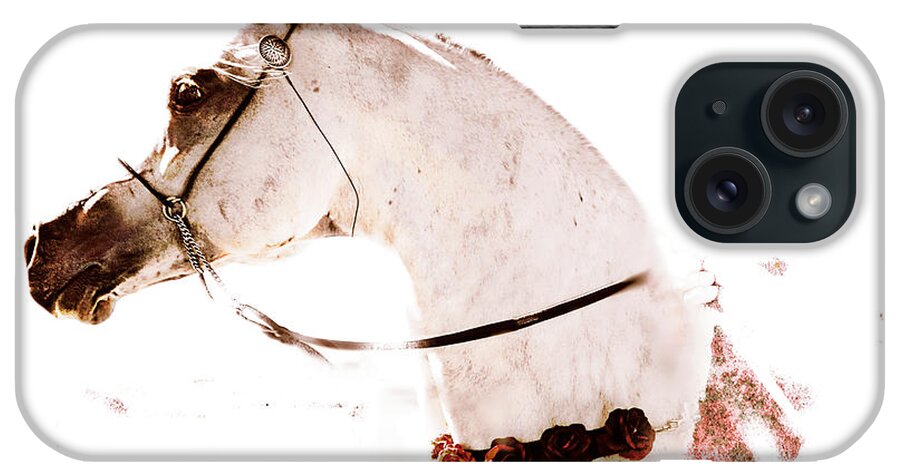Horse iPhone Case featuring the digital art Roses by Janice OConnor