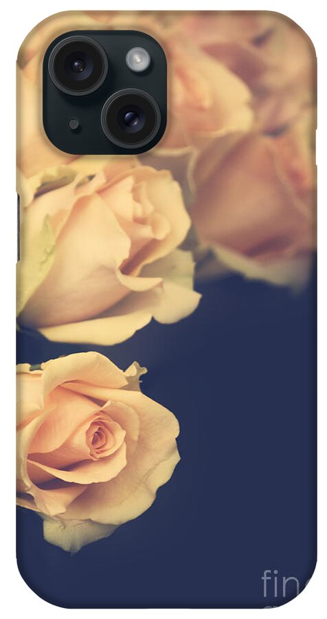 Vintage iPhone Case featuring the photograph White Roses Bouguet by Jelena Jovanovic