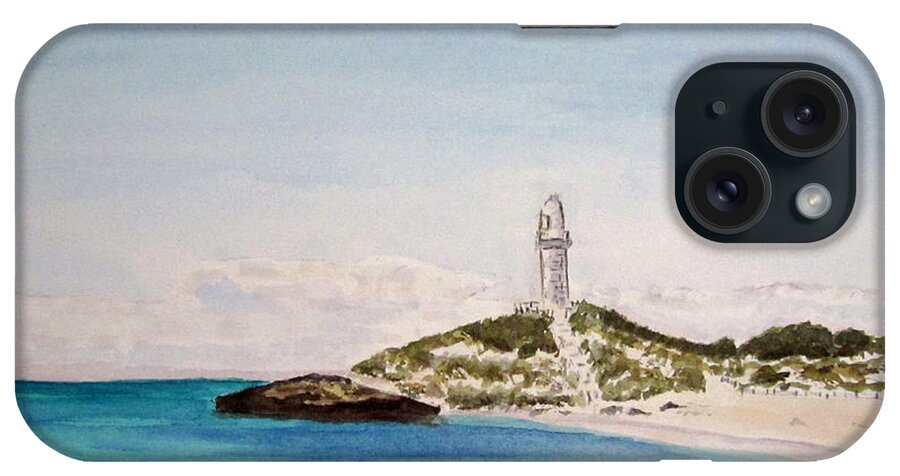 Seascape iPhone Case featuring the painting Rottnest Island Australia by Elvira Ingram