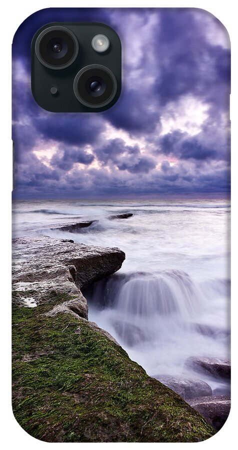 Waterscape iPhone Case featuring the photograph Rough sea by Jorge Maia
