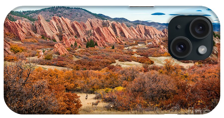 United States iPhone Case featuring the photograph Roxborough State Park Fall Colors by Phillip Rubino