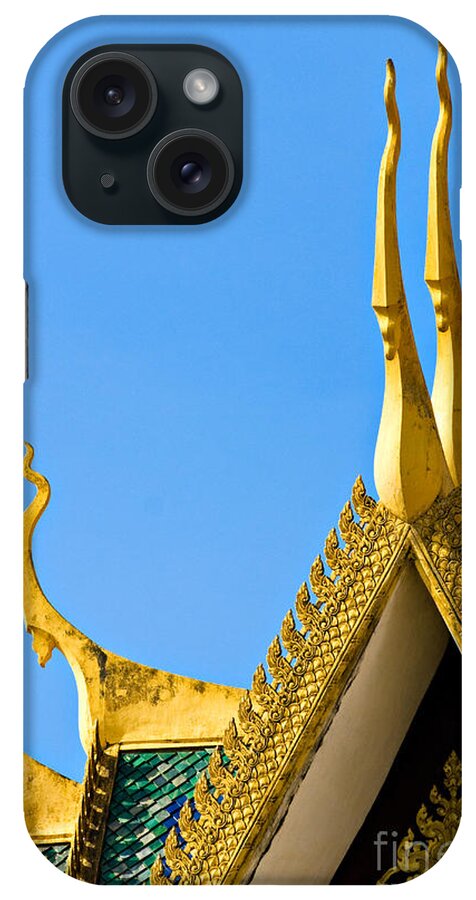 Angkor iPhone Case featuring the photograph Royal Palace - Pnom Penh - Cambodia by Luciano Mortula