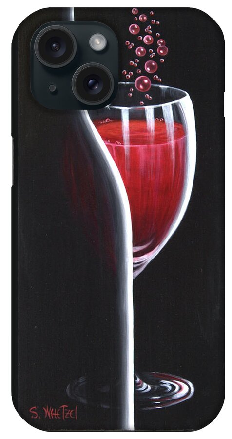 Sensual iPhone Case featuring the painting R.S.V.P. Requested by Sandi Whetzel