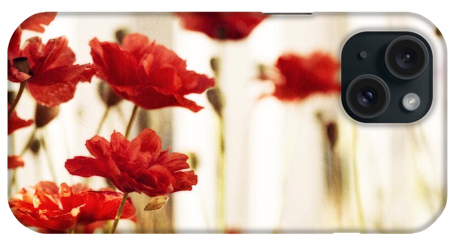 Poppy iPhone Case featuring the photograph Ruby reds by Priska Wettstein