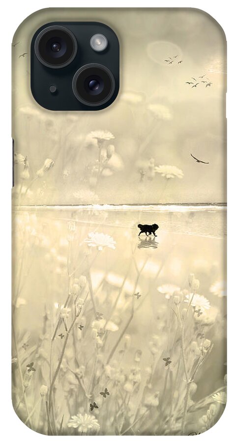 Pets iPhone Case featuring the digital art Running Free by Chris Armytage