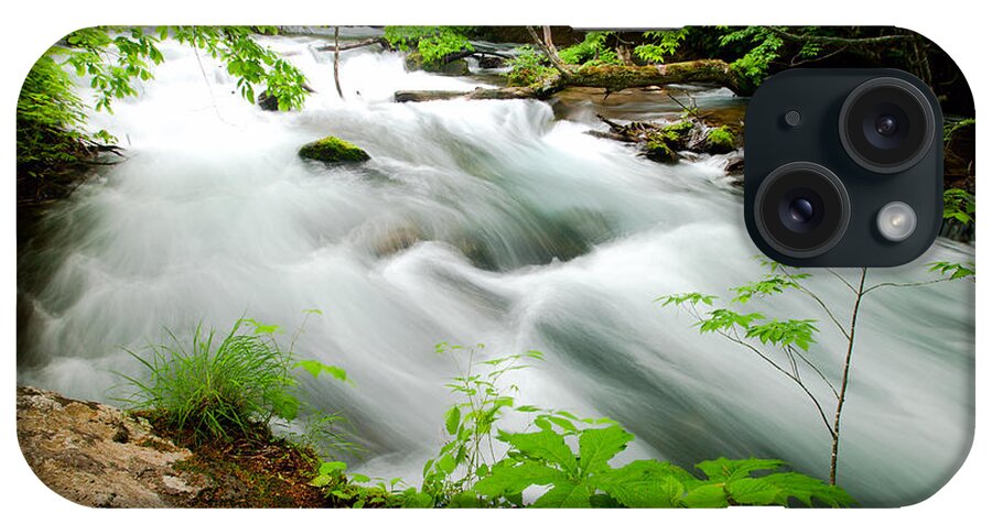 Stream iPhone Case featuring the photograph Rush by Brad Brizek