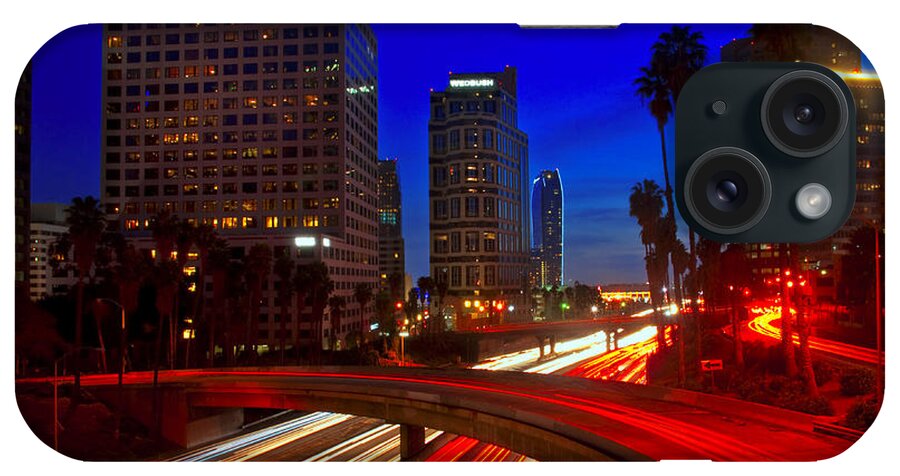 Streets iPhone Case featuring the photograph Rush Hour Blue by Darren Bradley