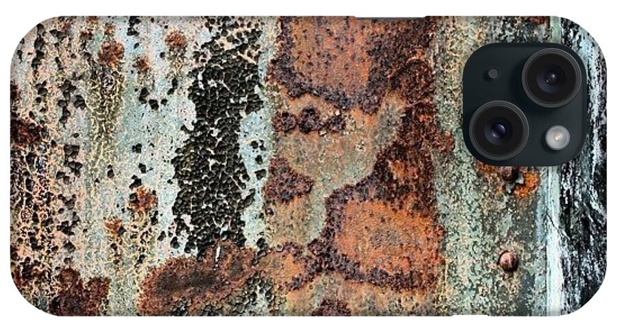Beautiful iPhone Case featuring the photograph Rusty Side Of An Old Train. #train by Colleen Paige