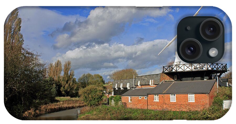 Rye Windmill Uk Sussex River British English Countryside Landscape iPhone Case featuring the photograph Rye windmill by Julia Gavin