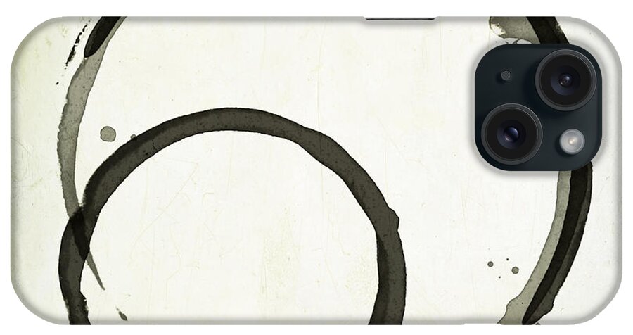 Enso iPhone Case featuring the painting S1 S2 by Julie Niemela
