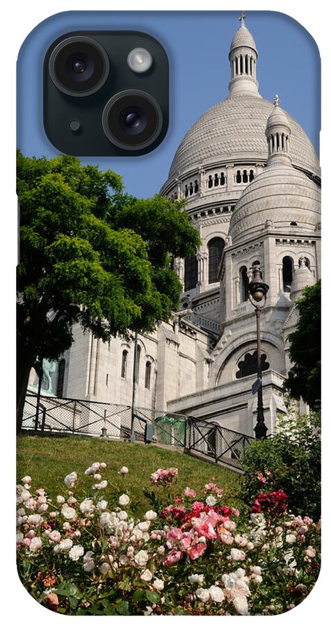 Traditional Culture iPhone Case featuring the photograph Sacre Coeur Flowers by Jeremy Voisey