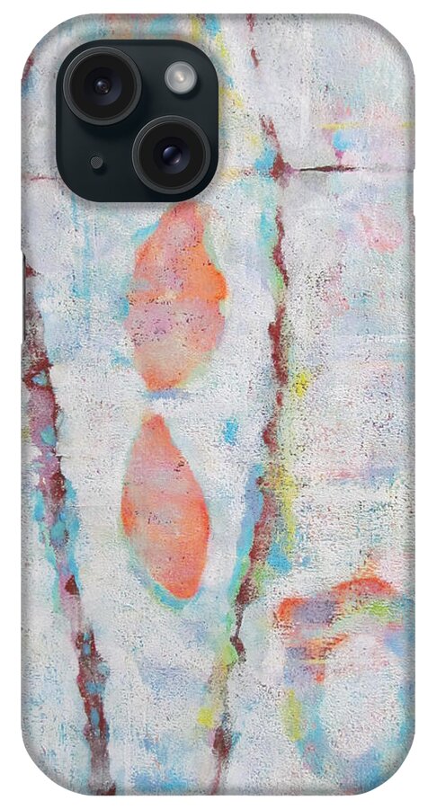 Acrylic Painting iPhone Case featuring the painting Safe Passage by Maria Huntley