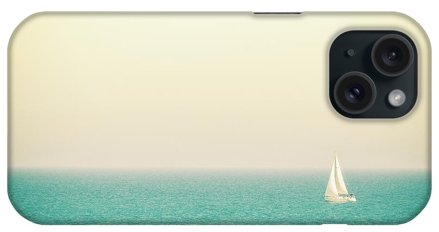 Adriatic Sea iPhone Case featuring the photograph Sailboat On The Sea, Italy by Zodebala