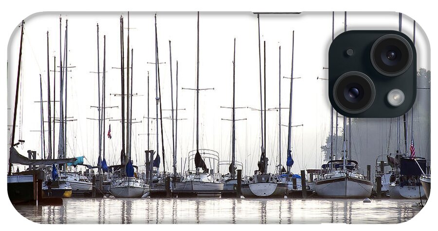 Sailing iPhone Case featuring the photograph Sailboats Reflected by Sharon Popek