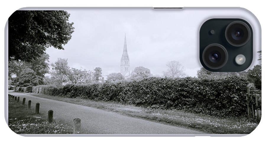 Inspiration iPhone Case featuring the photograph Salisbury Cathedral by Shaun Higson