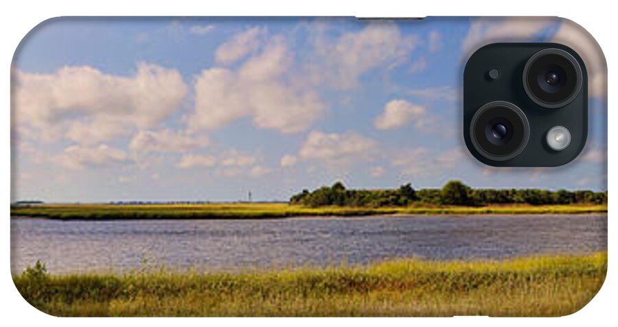 Best iPhone Case featuring the photograph Salt Marsh Morning - Southport by Paulette B Wright