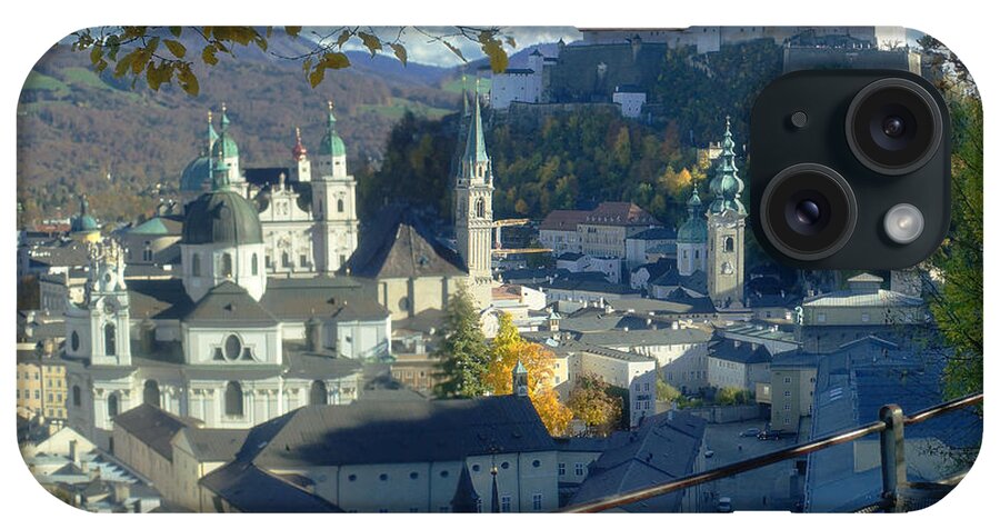 Europe iPhone Case featuring the photograph Salzburg in autumn 2 by Rudi Prott