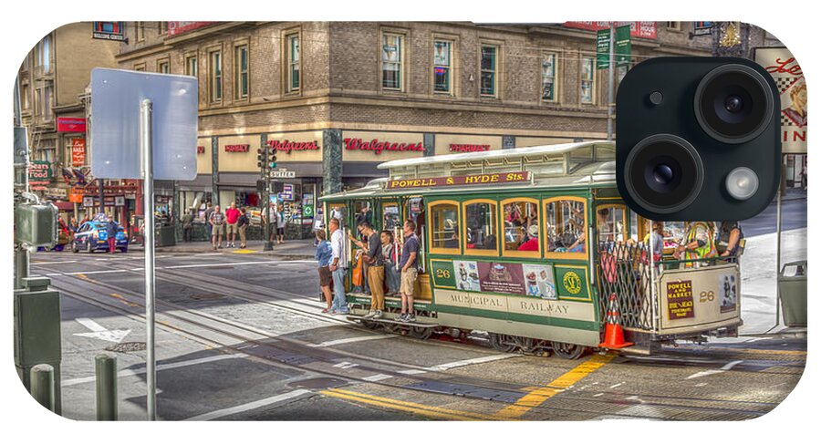 America iPhone Case featuring the photograph San Francisco Cable Car by Sue Leonard