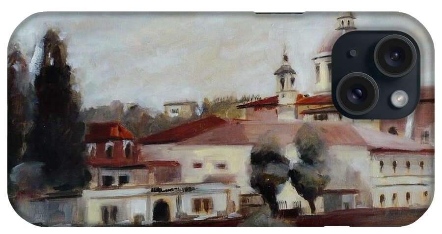San Frediano iPhone Case featuring the painting San Frediano In Cestello by Karina Plachetka