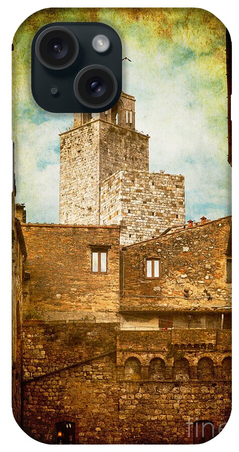 Architecture iPhone Case featuring the photograph San Gimignano Italy by Silvia Ganora
