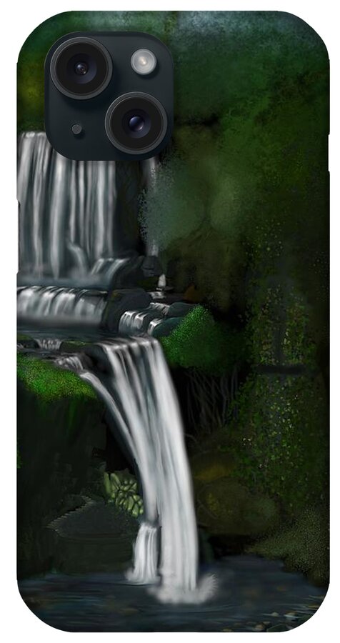 Forest iPhone Case featuring the digital art Sanctuary One by Douglas Day Jones