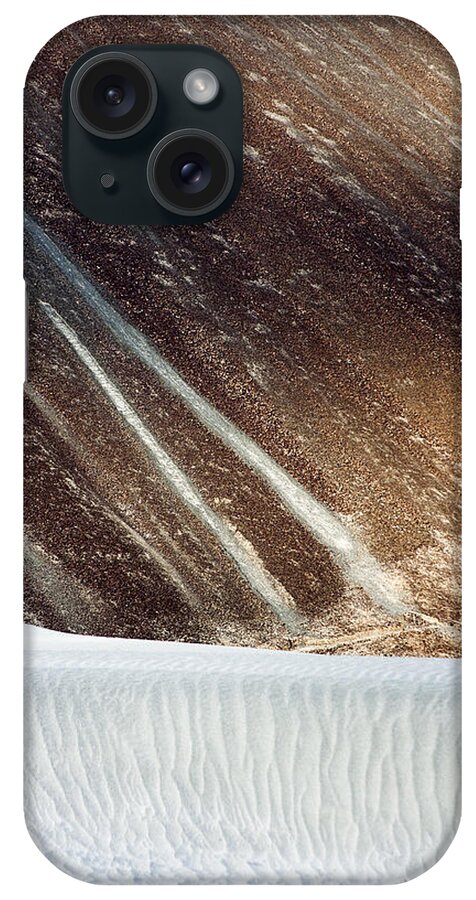 Desert iPhone Case featuring the photograph Sand Abstract, Hunder, 2006 by Hitendra SINKAR