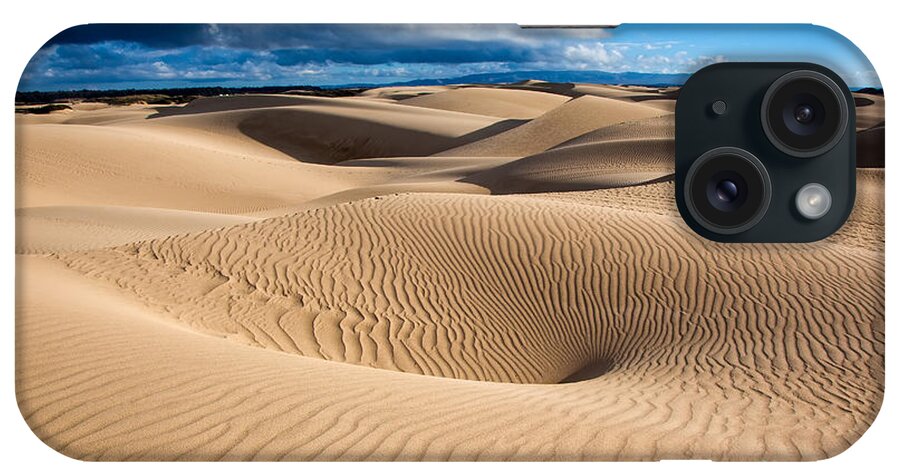 Landscape iPhone Case featuring the photograph Sand Dune Vortex by Mimi Ditchie