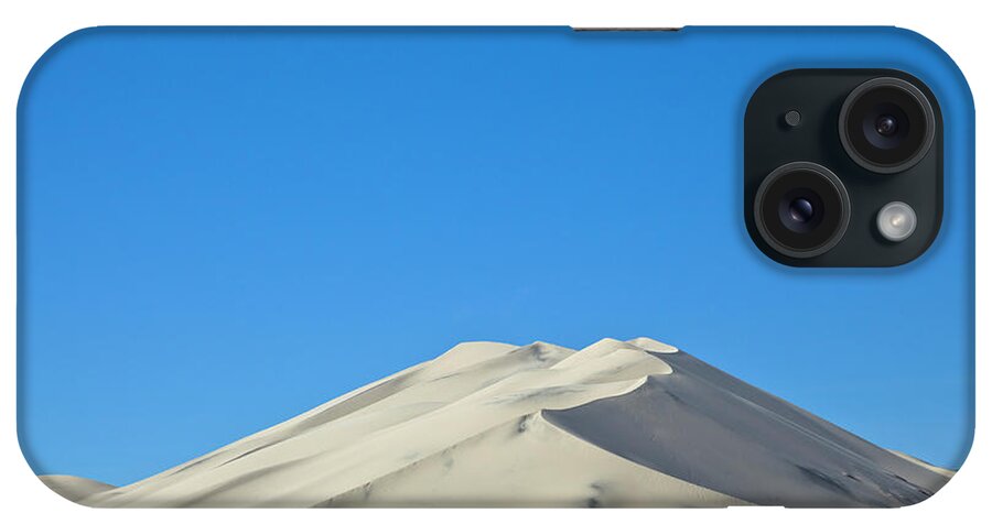 00559254 iPhone Case featuring the photograph Sand Dunes In Death Valley Natl Park by Yva Momatiuk and John Eastcott