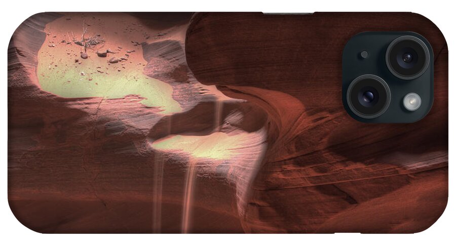 Slot Canyon iPhone Case featuring the photograph Antelope Canyon Sand flow by Jonathan Davison
