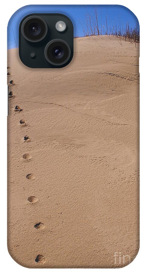 Sand iPhone Case featuring the photograph Sand Tracks by Randy Pollard
