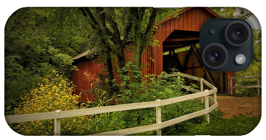 Landscape iPhone Case featuring the photograph Sandy Creek Bridge Near Hillsboro MO DSC06888 by Greg Kluempers