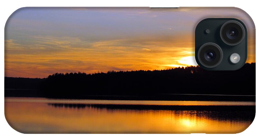 Sunset iPhone Case featuring the photograph Scituate Sunset II by Lili Feinstein