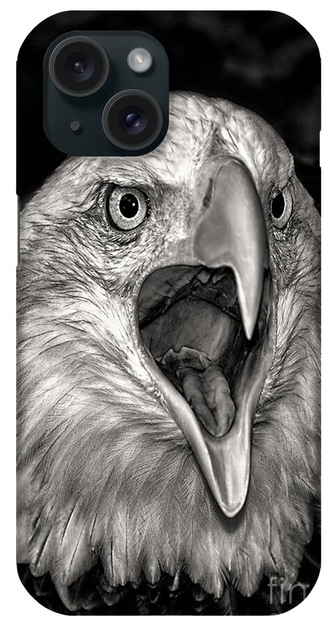 Screemin Eagle iPhone Case featuring the photograph Screamin Eagle by Adam Olsen