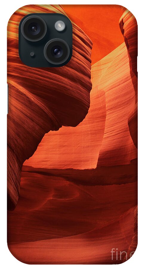 North America iPhone Case featuring the photograph Sculpted Sandstone Upper Antelope Slot Canyon Arizona by Dave Welling