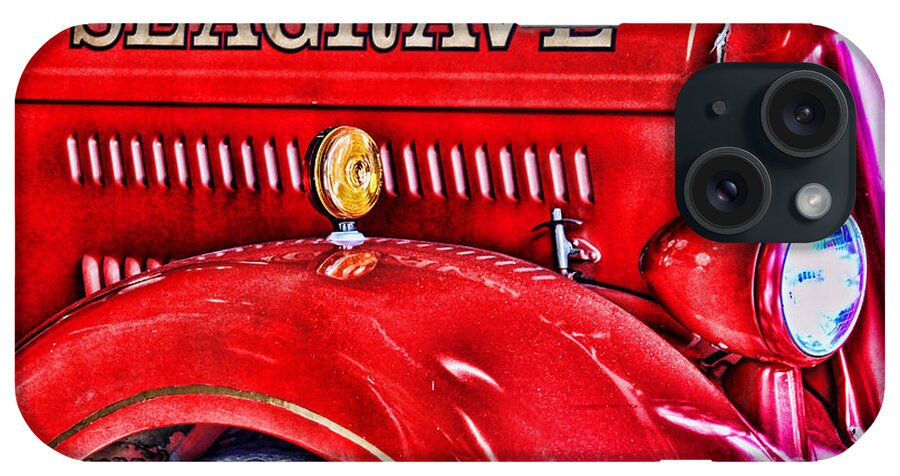 Firehouse iPhone Case featuring the photograph Seagrave By Diana Sainz by Diana Raquel Sainz