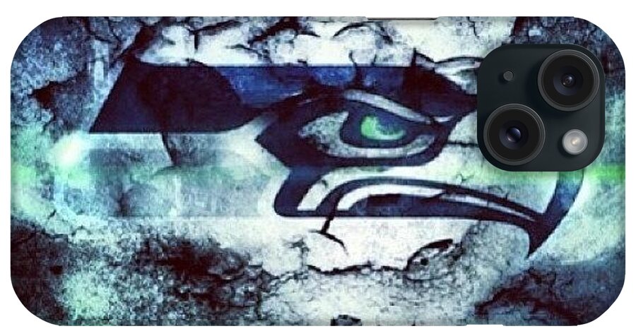  iPhone Case featuring the photograph Seahawks All The Way Babe Good Game by Dezeraye Lovett