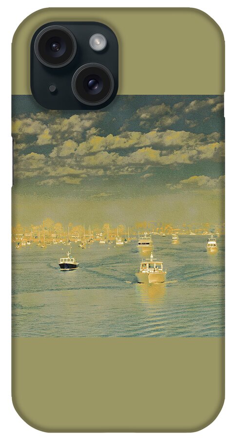 Nautical iPhone Case featuring the photograph Seascape With Boats by Ben and Raisa Gertsberg