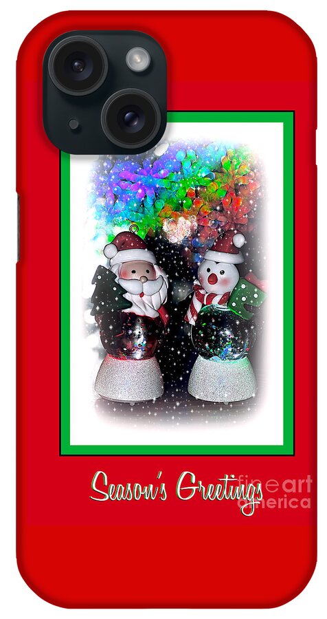 Photography iPhone Case featuring the photograph Season's Greetings by Kaye Menner by Kaye Menner