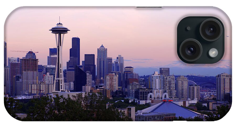 Seattle iPhone Case featuring the photograph Seattle Dawning by Chad Dutson