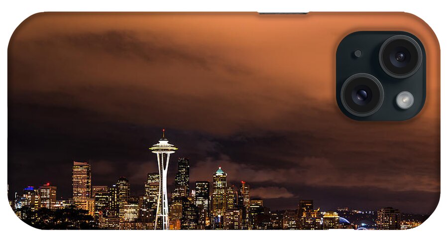 Seattle iPhone Case featuring the photograph Seattle Night by Dustin LeFevre