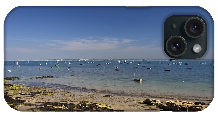 Europe iPhone Case featuring the photograph Seaview Beach and The Solent - 01 by Rod Johnson