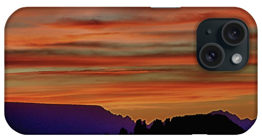 Sedona Arizona Sunset iPhone Case featuring the photograph Sedona AZ Sunset 2 by Ron White