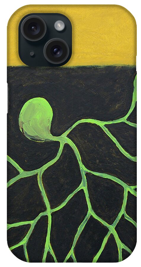 Nature iPhone Case featuring the painting Seed Pulsation by Carrie MaKenna