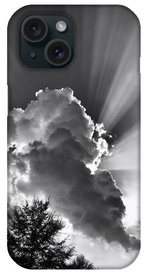 Cloud Photography iPhone Case featuring the photograph September Rays by Ben Shields