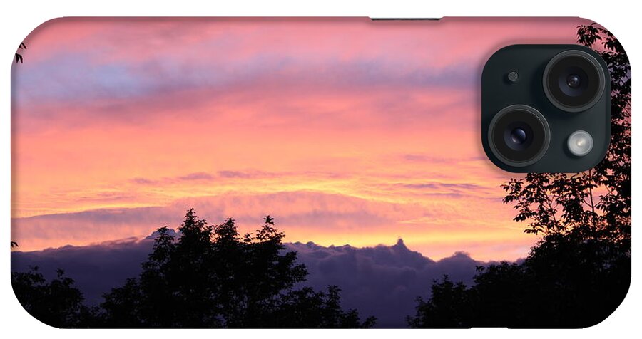 Sunset iPhone Case featuring the photograph September's Evening Sky by Patricia Hiltz