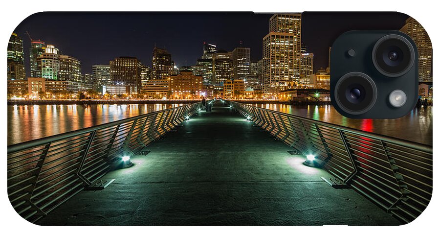 Skyline iPhone Case featuring the photograph SF Pier 14 by Mike Ronnebeck