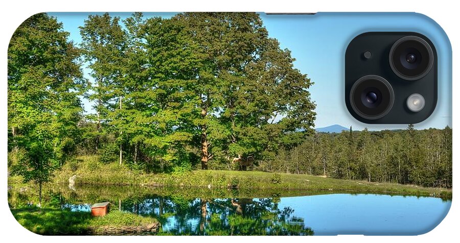 Vermont Horse Farm iPhone Case featuring the photograph Shady Day by John Nielsen