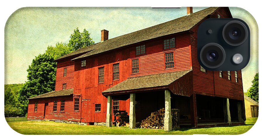 Barns iPhone Case featuring the photograph Shaker Village Barn by Trina Ansel