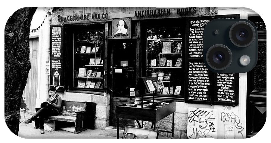 Paris iPhone Case featuring the photograph Shakespeare and Company Boookstore in Paris France by Rick Rosenshein