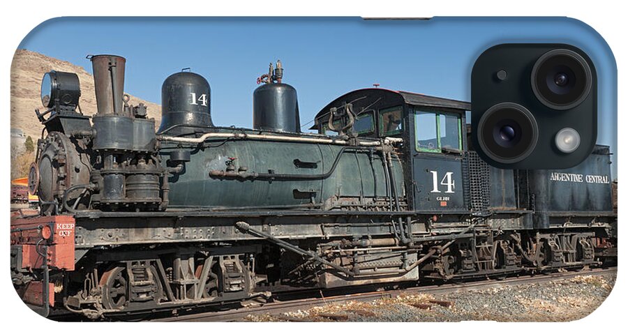 Colorado iPhone Case featuring the photograph Shay Engine 14 in the Colorado Railroad Museum by Fred Stearns